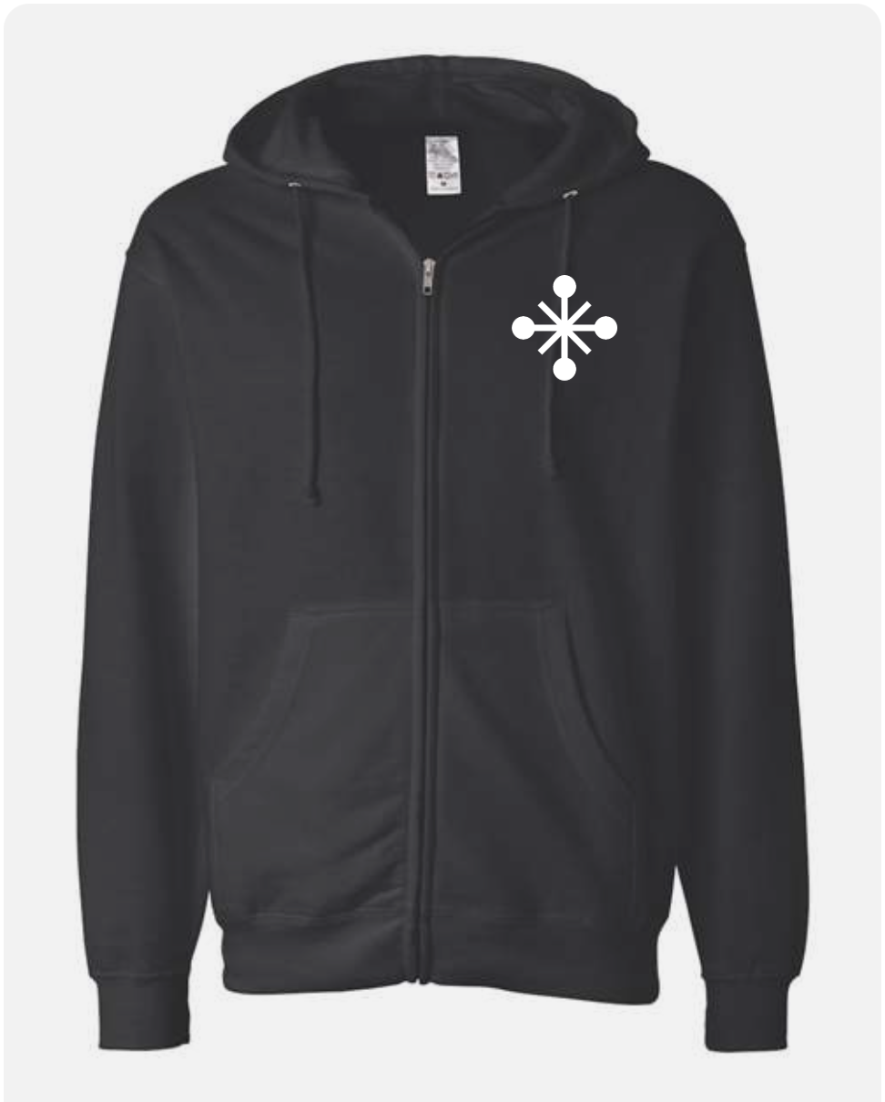 BCPL Support Your Library Zip Hoodie